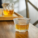 Axyaa Hexagonal Crystal Shot Glass 75ml