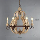 Axyaa Nordic Wooden Retro Pendant Lamp for Home Decor Lighting
