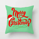 Axyaa Festive Green Christmas Polyester Bedspread Set