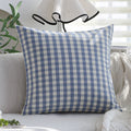 Axyaa Cotton Cushion Cover - Home Decor Big Plaid/Samll Plaid for Sofa Bed 45x45cm