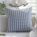 Axyaa Cotton Cushion Cover - Home Decor Big Plaid/Samll Plaid for Sofa Bed 45x45cm