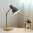Axyaa Nordic Wooden Desk Lamp - Modern, Simple, and Creative Bedside Lighting
