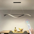 Axyaa minimalist aluminum pendant lamp for kitchen dining island LED lighting fixtures