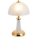 Axyaa Modern Acrylic Glass Table Lamp for Bedroom and Living Room