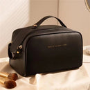 Axyaa High-Capacity Organ Pillow PU Leather Makeup Bag