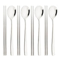 Axyaa Rainbow Stainless Steel Dinner Set - 8/10Pcs Luxury Cutlery & Tableware