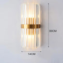 Axyaa Gold LED Wall Lamp: Luxury Indoor Lighting Sconce for Home Decor & Designer Spaces