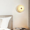 Axyaa Creamy Style LED Bedside Wall Lamp for Bedroom and Living Room