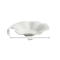 Axyaa Lotus Leaf Ceramic Soup Plate Set for Molecular Cuisine