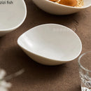 Axyaa Oval Ceramic Bowl Set for Molecular Cuisine and Dining Experience