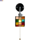 Axyaa Colorful Glass LED Wall Light for Living Room Kitchen Bedside Wall Lamp