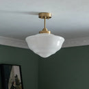 Axyaa Glass LED Pendant Lights, Copper Socket, Nordic Modern Hanging Lamp
