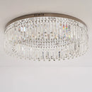 Luxury Black Gold Crystal Ceiling Lights Chandeliers for Bedroom Living Room - Axyaa