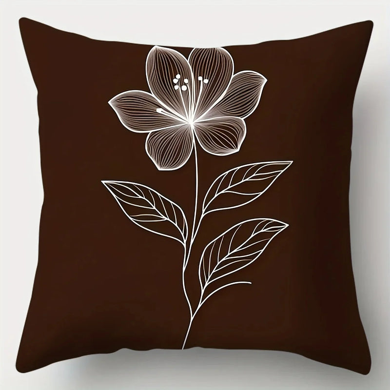 Axyaa Simple Sofa Pillowcase Set, 17.7"*17.7", Home Decoration, Single-sided Print