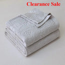 Axyaa Cotton Classic Vintage Towel Quilt Blanket - Adult Summer Air Conditioner Blanket
