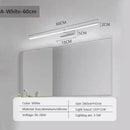 Axyaa LED Mirror Front Lamp 60/80/100cm Strip Wall Light Bathroom Kitchen Indoor