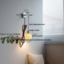 Axyaa White Ceramic LED Wall Sconce | Modern Nordic Style Stair Light Fixture