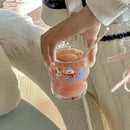 Axyaa Christmas Glass Cup Set: Cute & Kawaii Design for Coffee, Juice, Wine, Whiskey & More