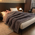 Axyaa Three-Layer Plush Blanket: Thick, Warm, & Versatile