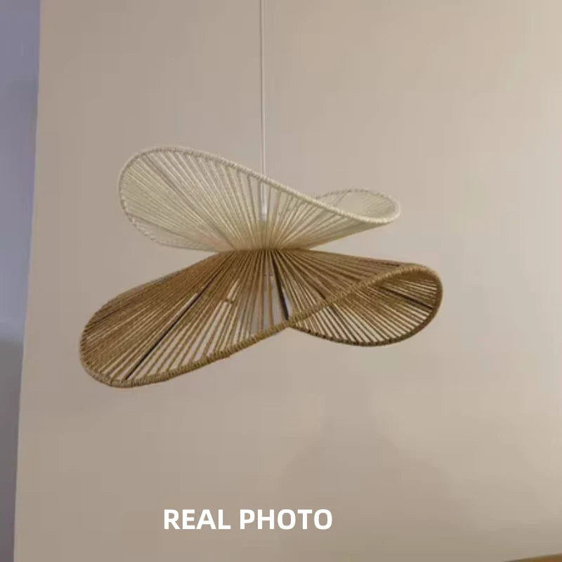 Axyaa Nordic Hemp Pendant Lights E27 Indoor Lighting Fixtures
