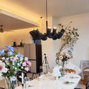 Axyaa U-shaped Tube Chandelier: Modern Scandinavian Pendant Light