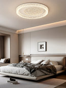 Axyaa 2025 Ceiling Light - Round Ice Crack Pattern, Modern Style, Premium Texture, Home Ideal
