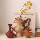 Ceramic White Flower Pot Vases by Axyaa