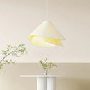 Axyaa Medieval Cream Fabric Pendant Lamp - Creative Dining Table Light