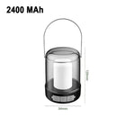 Axyaa Portable Rechargeable LED Camping Tent Light - Flame Effect Outdoor Lamp