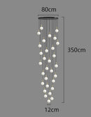 Axyaa LED Ceiling Lamp Chandelier for Modern Bedroom and Dining Room