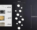 Axyaa Modern Ceiling Chandeliers: Dining Room Pendant Light Fixture