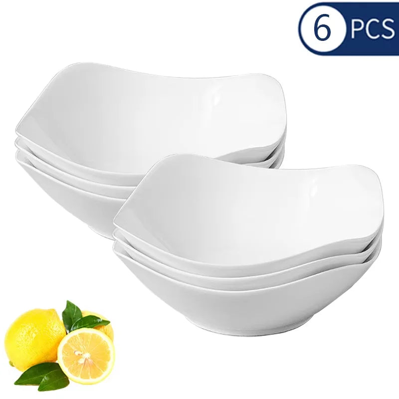 Axyaa Nordic Special-Shaped Four-Legged Salad Bowl Set for Kitchen & Restaurant