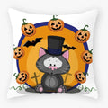 Axyaa Black Cat Pillowcase 45*45 Sofa Car Home Decor Cushion Cover