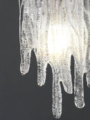 Axya Icicle Glass Pendant Light for High-End Bedroom and Living Room Decor