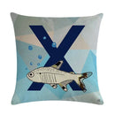 Axyaa Animal Print Linen Pillowcase Set