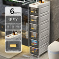 Axyaa Slim Storage Cabinet: Multi-Layer Side Rack & Organizer for Narrow Spaces