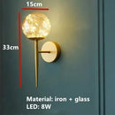Axyaa Nordic Sky Chandelier: Modern LED Gold Magic Bean Bubble Lamp