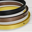 Axyaa Black LED Rings Circle Pendant Lamp for Modern Ceiling Lighting