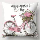 Axyaa Mother's Day Flower Pillowcase Set, 17.7"*17.7", Single-sided Print