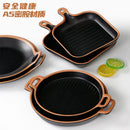 Axyaa Plastic Handle Plates - Commercial Catering Restaurants Creative Dish Plates