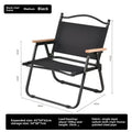 Axyaa Portable Beach Chair: Foldable Carbon Steel Outdoor Camping Stool