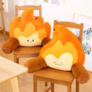 Axyaa Lumbar Support Cushion for Office, Car, Sofa - Flame Pattern, Comfortable Sitting Experience