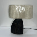 Axyaa Japanese Style Solid Wood Linen Art Table Lamp Home Decoration Lighting