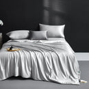 Axyaa Mulberry Silk Throw Blanket: Lightweight, Cooling, Handmade Luxury Comforter