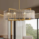 Axyaa Water Ripple Glass Chandelier: Luxury LED Lighting for Home Decor
