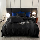 Axyaa Ice Silk Quilt Cover & Pillowcase Set - Summer Smoothness, Naked Sleep Quality