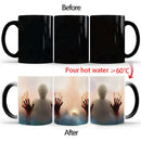 Axyaa Heat Color Changing Zombie Head Coffee Mug, Halloween Surprised Gift