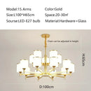Axyaa Nordic Branch Chandelier for Minimalist Living Room and Bedroom