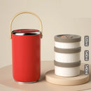 Axyaa Stainless Steel Thermal Bentos Lunch Box - Vacuum Insulated for Outdoor & Office
