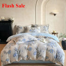 Axyaa High Gram Milk Fleece Bed Four-Piece Set - Light Luxury Style